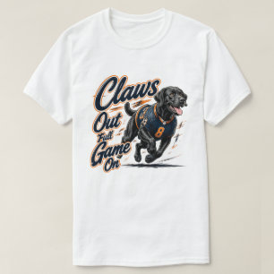 Schwarzes Labrador-Fußball-Hund-Grafik T-Shirt