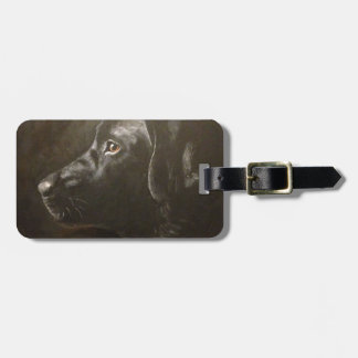 Schwarzes Labrador Gepäckanhänger