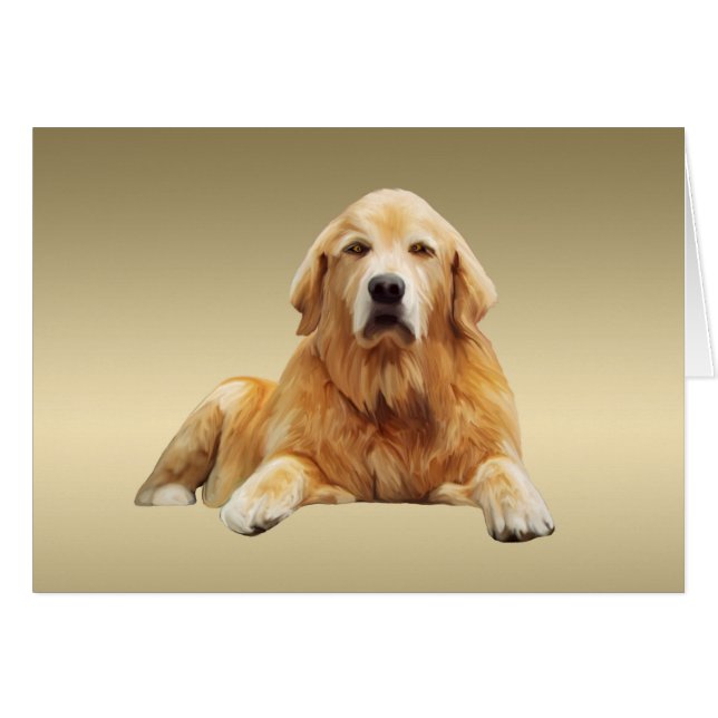 Schwarzes Labrador Hund Farbe Farbe Farbe Malerei (Vorderseite (Horizontal))