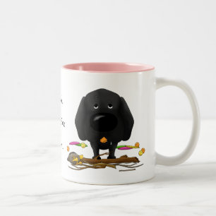 Schwarzes Labrador (Labradore) - ich hole… Tasse