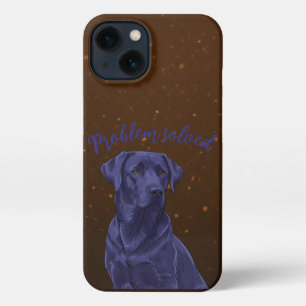 Schwarzes Labrador-Problem gelöst Brauner Galaxy-F iPhone Hülle