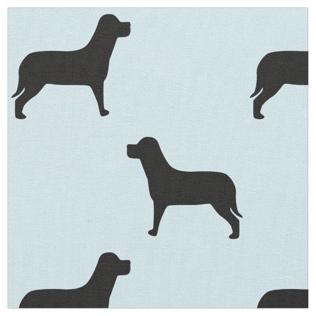 Schwarzes Labrador Retriever Dog Pattern Stoff (Nahaufnahme)