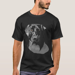 Schwarzes Labrador Retriever Portrait T-Shirt