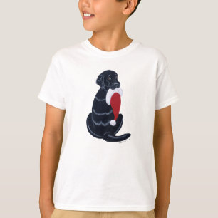 Schwarzes Labrador- u. T-Shirt