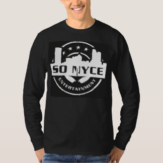 Schwarzes langes Hülsen-Shirt T-Shirt