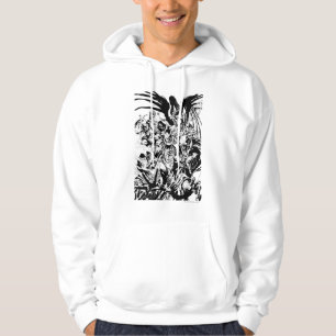 Schwarzes Laternen-Korps - Schwarzweiss Hoodie