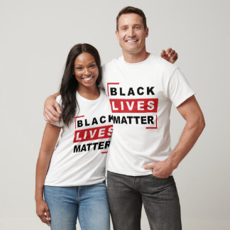 Schwarzes Leben Materie gegen Rassismus T-Shirt