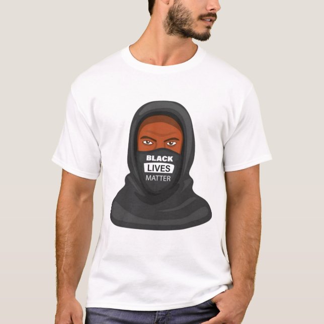 Schwarzes Leben Materie Shirt, blass T-Shirt (Vorderseite)