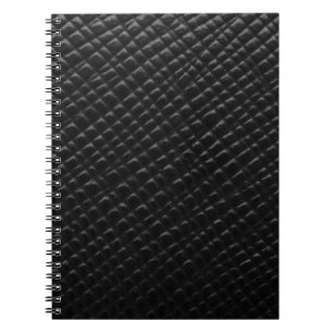 Schwarzes Leder Notizblock
