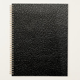 Schwarzes Leder Planer