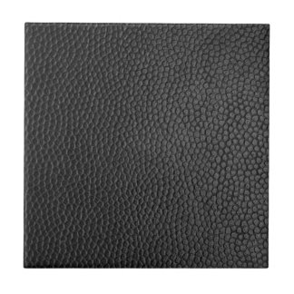 Schwarzes Leder Textur Fliese