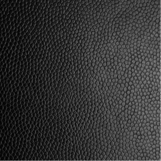 Schwarzes Leder Textur Freistehende Fotoskulptur (Vorne)