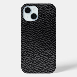 Schwarzes Leder Textur Handy Fall Case-Mate iPhone Hülle