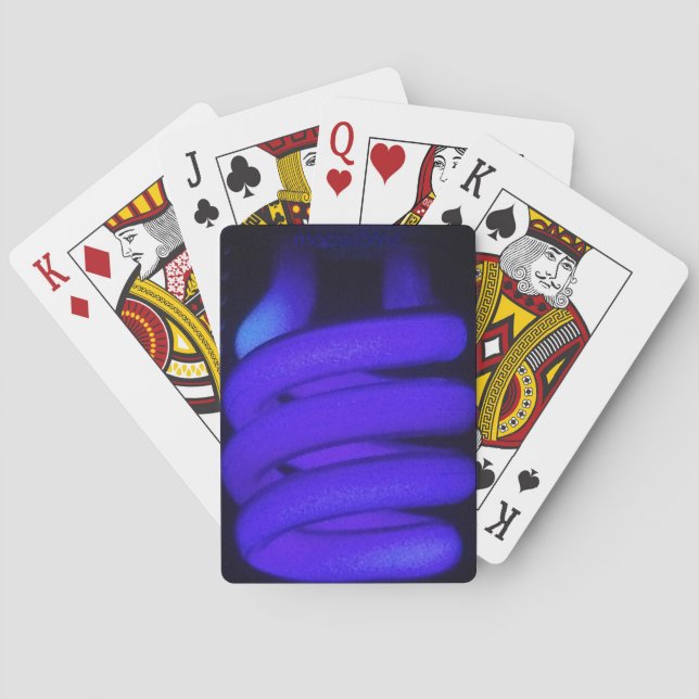 Schwarzes Licht Spielkarten (Rückseite)
