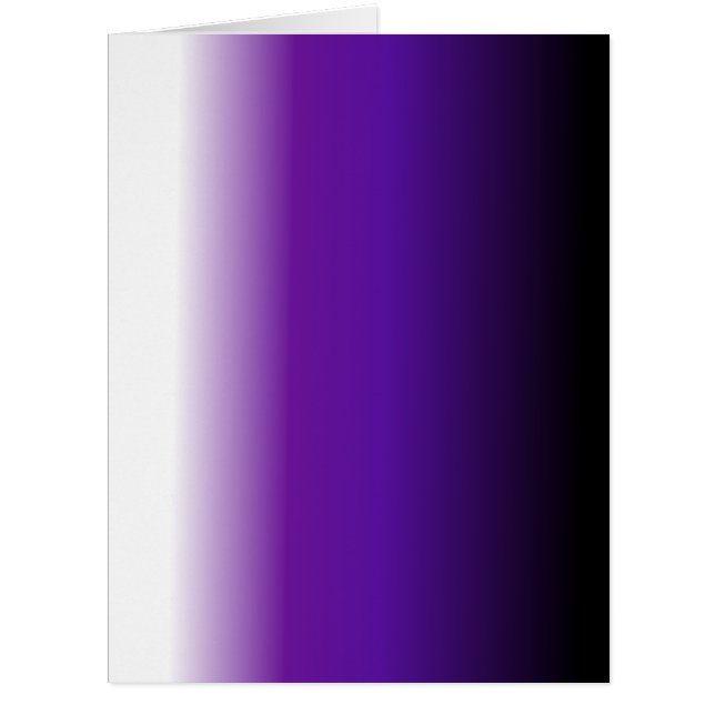 Schwarzes lila weißes Ombre (Vorderseite)