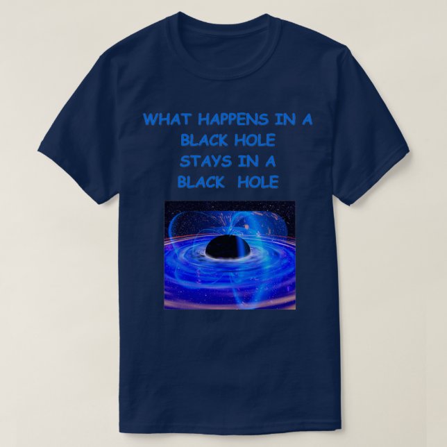 Schwarzes Loch 1 T-Shirt (Design vorne)