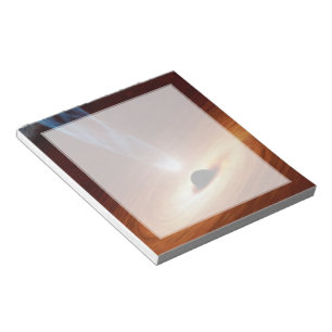 Schwarzes Loch-Astronomie-Raum-Kunst Notizblock
