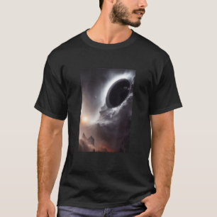 Schwarzes Loch in einem Galaxienuniversum Weltraum T-Shirt