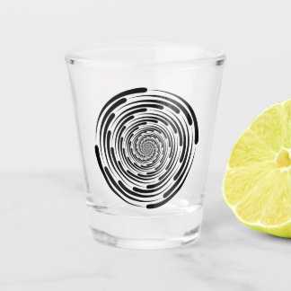 Schwarzes Loch Schnapsglas