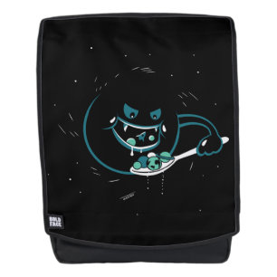 Schwarzes Loch verschlingt Rucksack