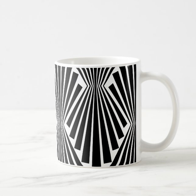 Schwarzes lockert Vintages Kaffeetasse (Rechts)