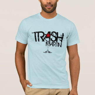 Schwarzes Logo ABFALL Martinis T-Shirt