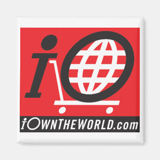 Schwarzes Logo Magnet