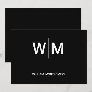 Schwarzes Logo   Unternehmen Einladung