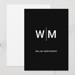 Schwarzes Logo   Unternehmen Feiertagskarte