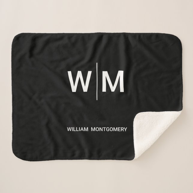 Schwarzes Logo | Unternehmen Sherpadecke (Vorderseite (Horizontal))