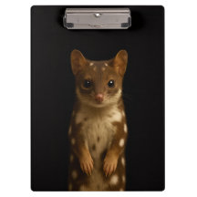 Schwarzes Luxus-Clipboard 4, Süßer Quoll