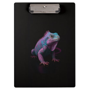 Schwarzes Luxus-Clipboard mit Tropischem Rosa Legu Klemmbrett