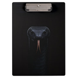 Schwarzes Luxus-Clipboard, Schwarze Mamba Klemmbrett