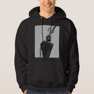 Schwarzes M! SF! T-Logo Hoddie Hoodie