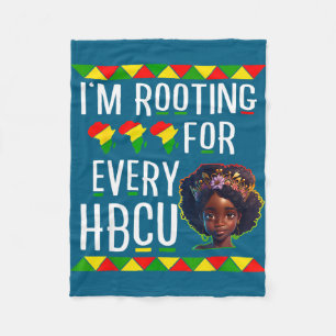 Schwarzes Mädchen Juneteenth ich bin für jedes HBc Fleecedecke