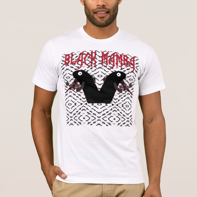 Schwarzes Mamba T-Shirt (Vorderseite)