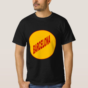 Schwarzes Mannshirt BARCELONA T-Shirt