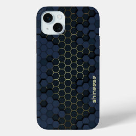 Schwarzes Marinebold im modernen Stil Case-Mate iPhone Hülle