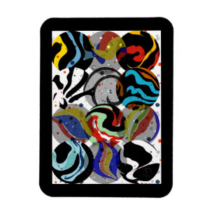 Schwarzes Marmormagnet Magnet