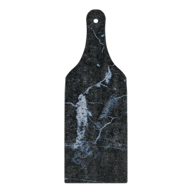 Schwarzes Marmormuster Schneidebrett (Vorderseite)