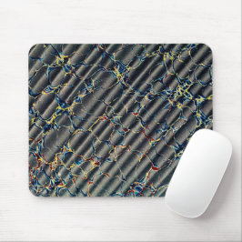 Schwarzes Marmorpapier Muster Mousepad
