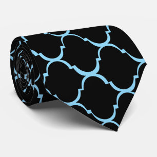Schwarzes marokkanisches Design Krawatte