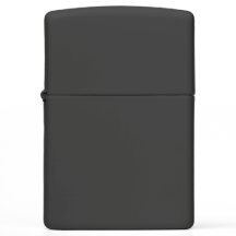 Schwarzes MattZippo Feuerzeug