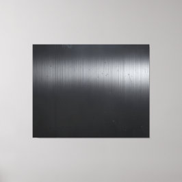 Schwarzes Metall-Acrylglas mit Bürstenoptik Leinwanddruck