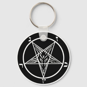 schwarzes Metall, baphomet, Lord von Dunkelheit! Schlüsselanhänger