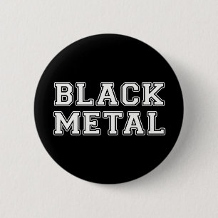 Schwarzes Metall Button