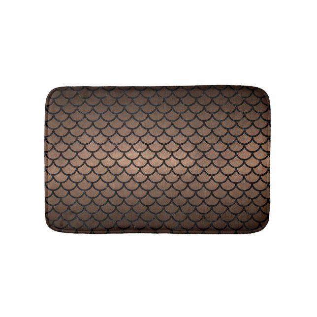 SCHWARZES METALL DES MARMOR-SCALES1 U. DER BRONZE BADEMATTE (Vorderseite)