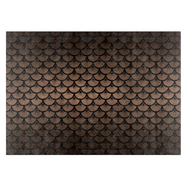 SCHWARZES METALL DES MARMOR-SCALES3 U. DER BRONZE SCHNEIDEBRETT (Vorderseite)