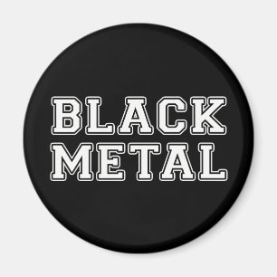 Schwarzes Metall Magnet