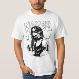 Schwarzes Metall T-Shirt